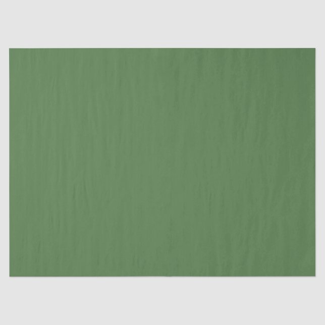 Papel De Seda Cor Sólido Verde Fern (Frente )