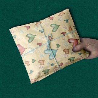 Papel De Seda Corações bonitos para o bebê
