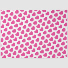 Papel De Seda Corações Cor-de-Rosa Notas de Amor Doces Modernas