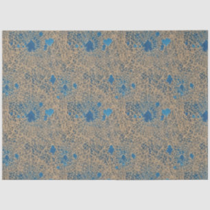 Papel De Seda Corações de Aquarela Gótica Azul na efemia da web