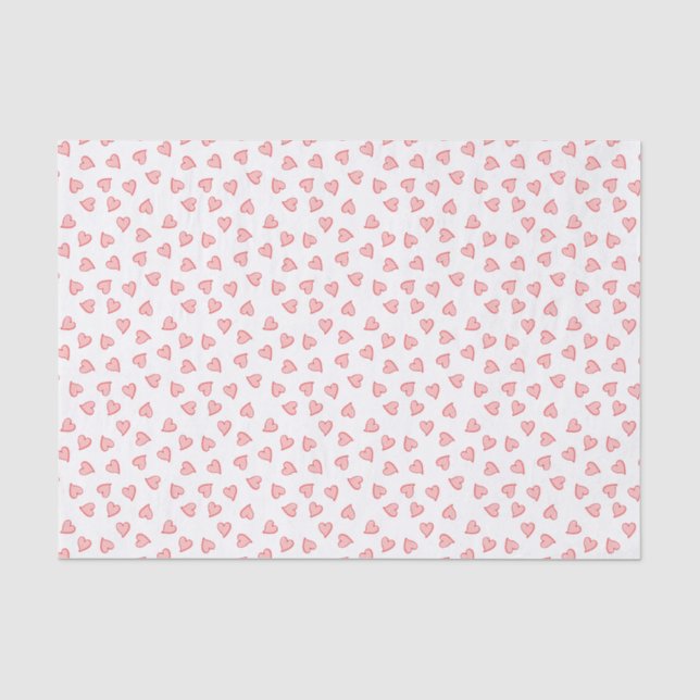 Papel De Seda Corações de flutuação (Frente )