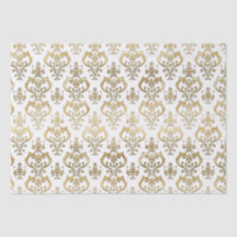 Corações Elegantes Branco e Dourado do Dia dos Nam