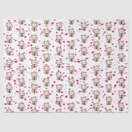 Papel De Seda Corações Pequenos, Gato Sortudo, Boa Sorte, Maneki