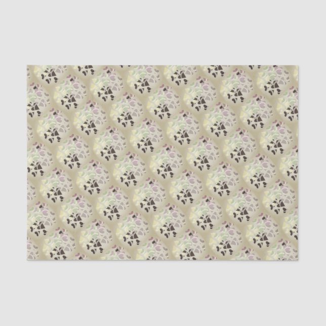 Papel De Seda Corações Russos (Frente )