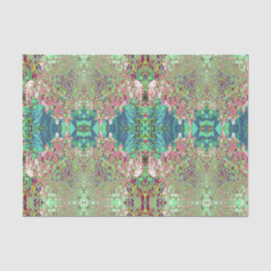 Papel De Seda Coral Elegante e Chartreuse Limelight Hydrangea