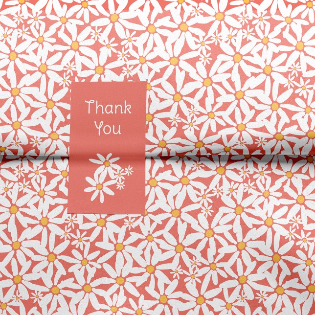 Papel De Seda Coral - Faça minha margarida (Criador carregado)
