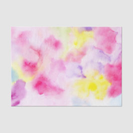 Papel De Seda Corante Amarelo Rosa