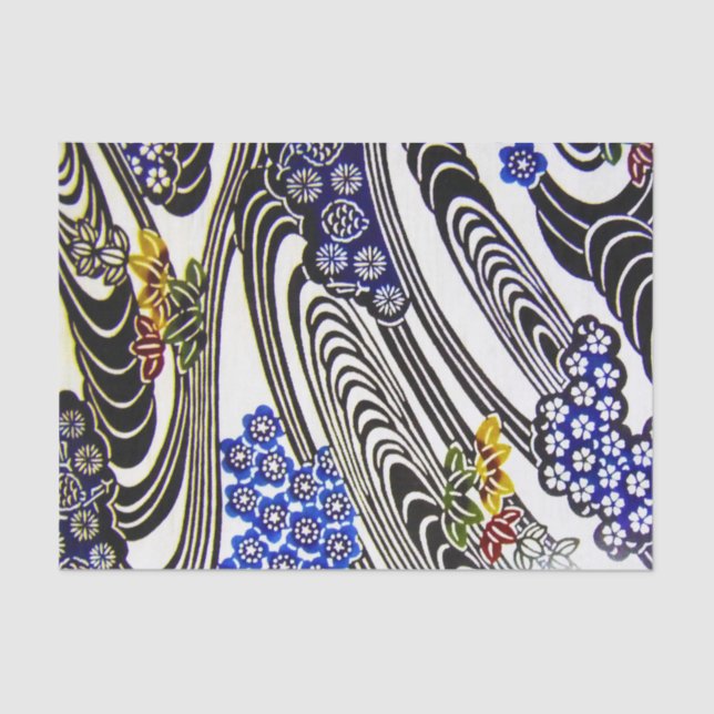 Papel De Seda Corante Okinawan Japonês (Bingata) (Frente )