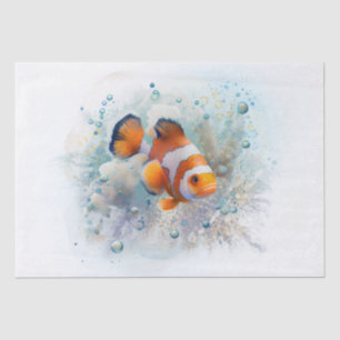 Papel De Seda Corante Tropical de Peixe