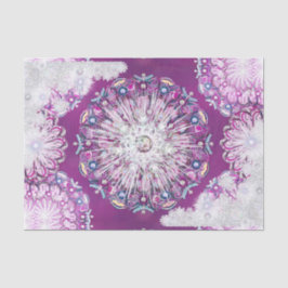 Papel De Seda Corante vermelho cardinal e floco de neve