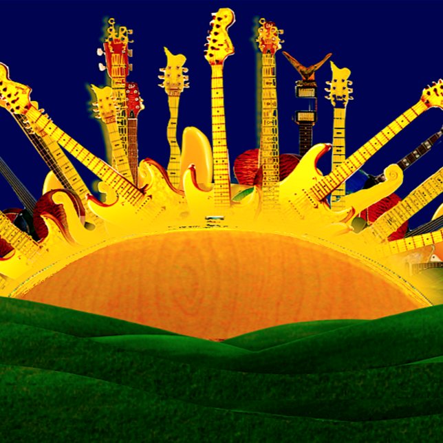 PAPEL DE SEDA CORDAS DE GUITAR NO SOL (Criador carregado)