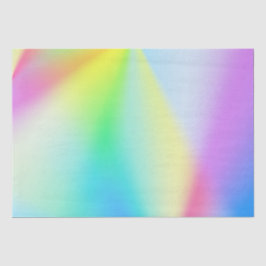 Papel De Seda Cores de arco-íris pastel iridescente moderno