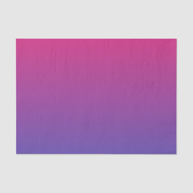 Papel De Seda Cores de Gradiente Rosa e Roxo (Frente )