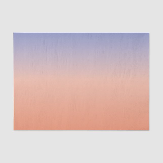 Papel De Seda Cores Gradientes Laranja e Roxo (Frente )