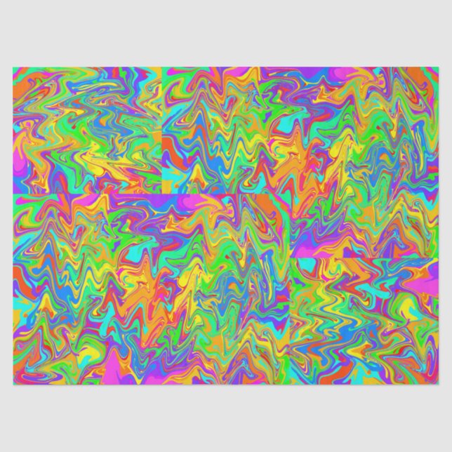 Papel De Seda Cores Loucas (Frente )