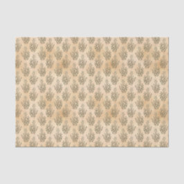 Papel De Seda Cores Neutras Botânico