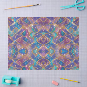 Papel De Seda Cores pastel opala brilho moderno