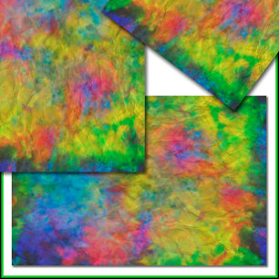 Papel De Seda Cores Psicodélicas Do Arco-Íris