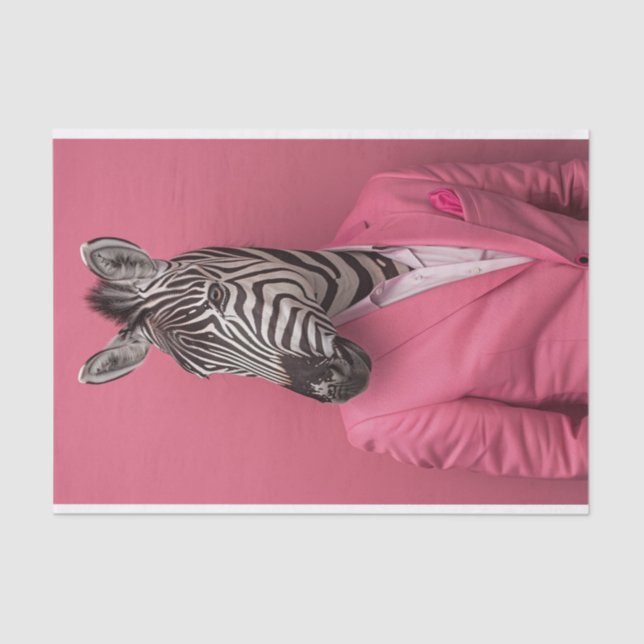 Papel De Seda Corey, Zebra (Frente )