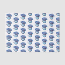 Cornais azuis numa jarra ц в т о к к а в е а