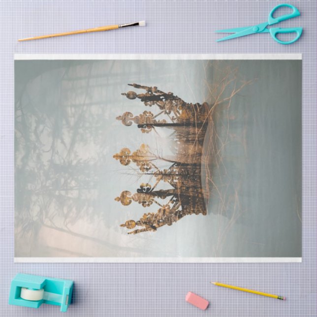 Papel De Seda Coroa Encantada de Jesus Decoupage (Arte )