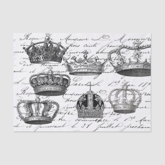 Papel De Seda Coroas!! (Frente )