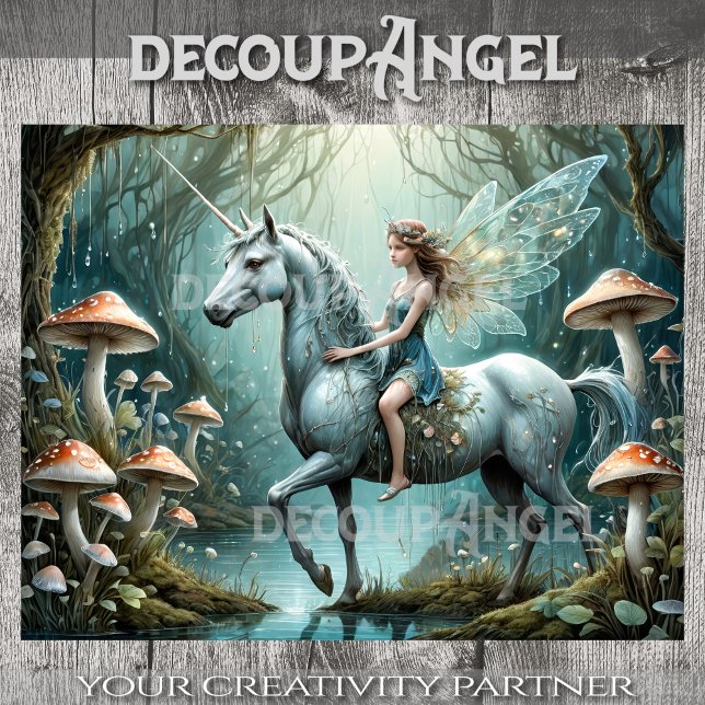 Papel De Seda Corrida Encantada - Decoupage - (Criador carregado)