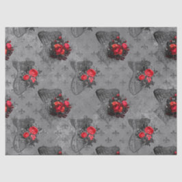 Papel De Seda Corset e Rosa vermelha