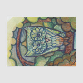 Papel De Seda Coruja-Bebê