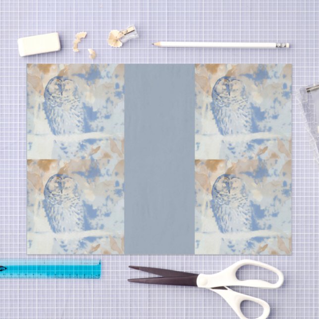 Papel De Seda Coruja-listrada edição (Arte )