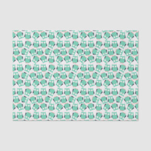 Papel De Seda Corujas Brancas