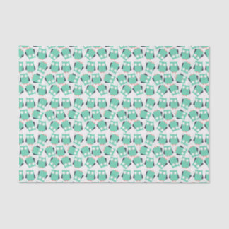 Papel De Seda Corujas Brancas