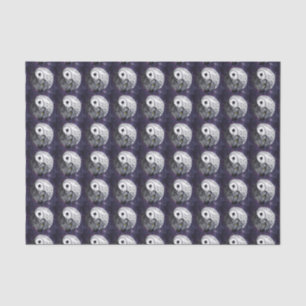 Papel De Seda Corujas de Yin Yang