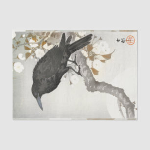 Papel De Seda Corvo Koson Japonês Pássaro Corvo