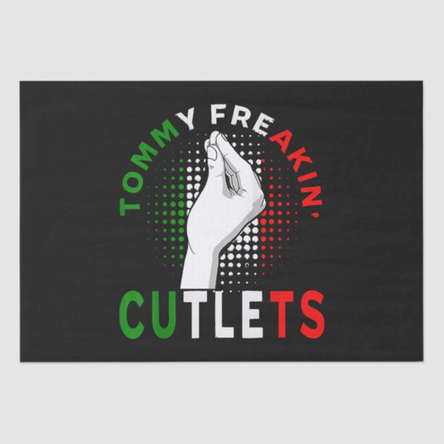 Papel De Seda Costeletas Tommy (Frente )