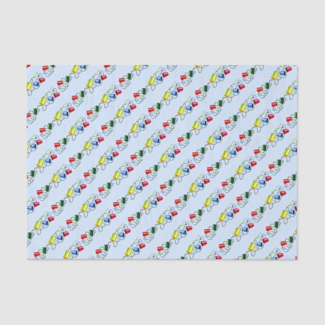 Papel De Seda costura de noções impressão (Frente )