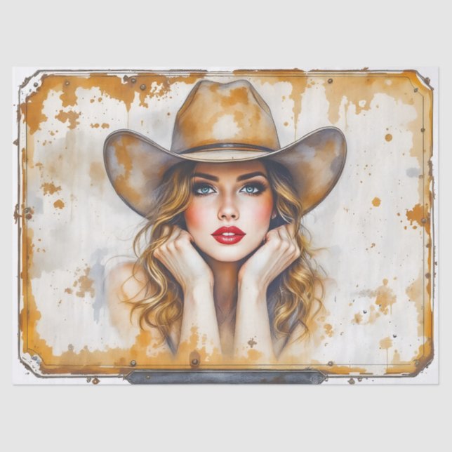 Papel De Seda Country Girl (Frente )