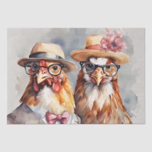 Papel De Seda Couro Clucky: Fogueira Fashionável em Decoupage