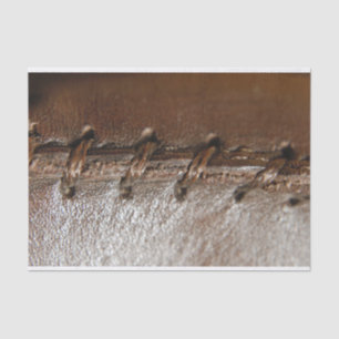 Papel De Seda couro costurado primitivo do renascimento do