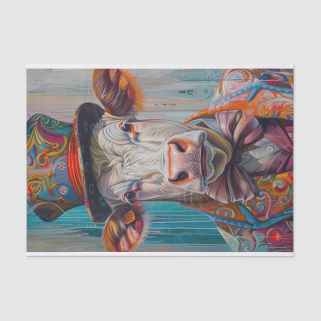 Papel De Seda Cow Mania2 (Frente )