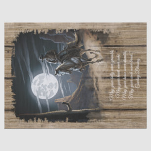 Papel De Seda Cowboy Bênção do Cavalo do Homem Ocidental