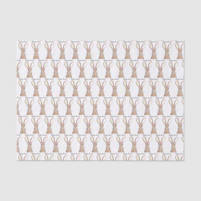 Papel De Seda Cozedura Coxa Coelho Páscoa Coelho (Frente )