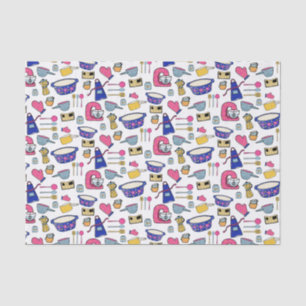 Papel De Seda Cozinha Brilhante Utensílios Chef Baker