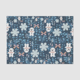 Papel De Seda Cozy Whimsical Holiday Throw Pillow