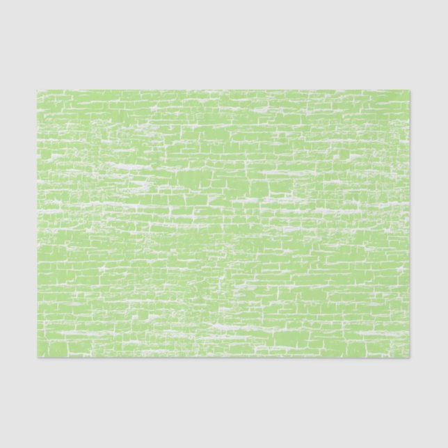 Papel De Seda Crackle verde Pastel (Frente )