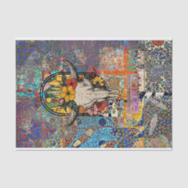 Papel De Seda Crânio do Sudoeste