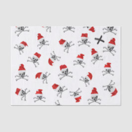 Papel De Seda Crânios #1 do pirata do feriado