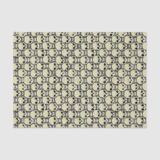 Papel De Seda Crânios da parede o' (Frente )