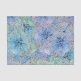 Papel De Seda Cravos azuis no estilo vintage