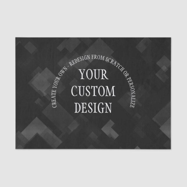 Papel De Seda Create Your Own Custom Designed (Frente )